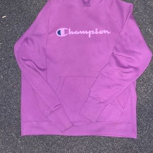 Purple champion sweater